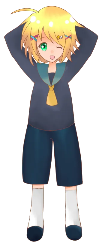 秋月流星立ち絵